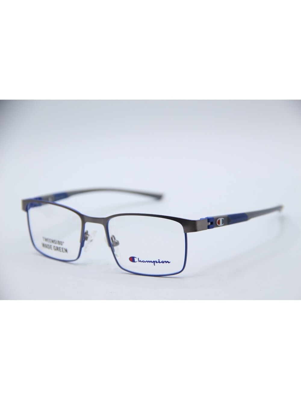 Champion Spark 100 C02 Gray Blue Authentic Eyeglasses 48-17